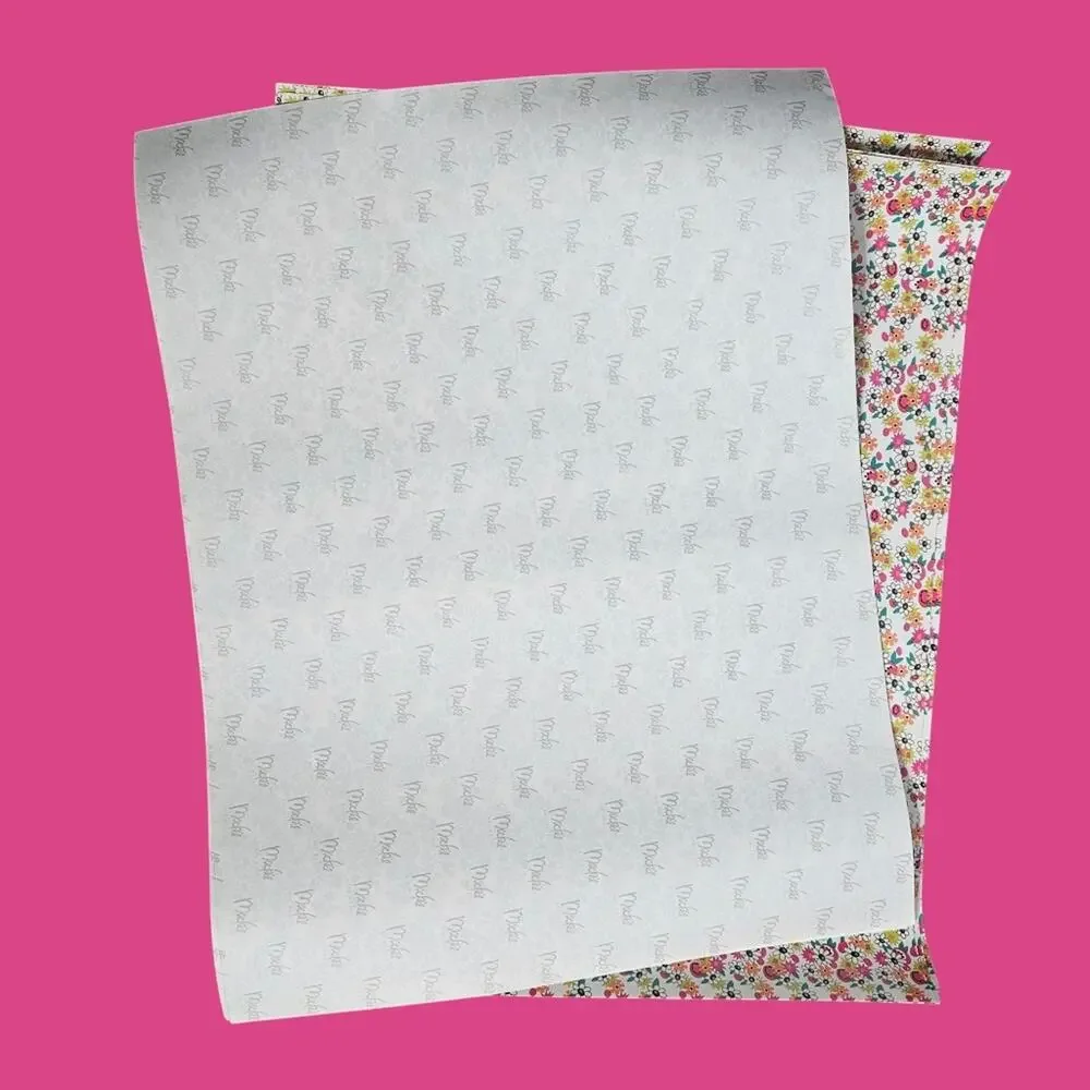 VTG Bob Mackie Bright MCM Floral Gift Wrap Paper - 25 Sheets, 20x26